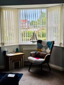 Lobster Pot Cottage living room at The Bay Filey