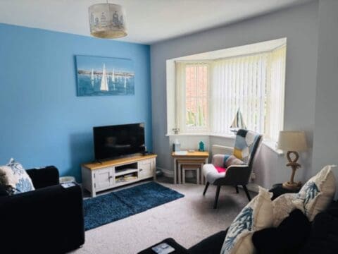 Lobster Pot Cottage living room at The Bay Filey