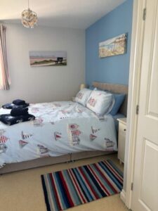Master bedroom at Lobster Pot Cottage, The Bay Filey
